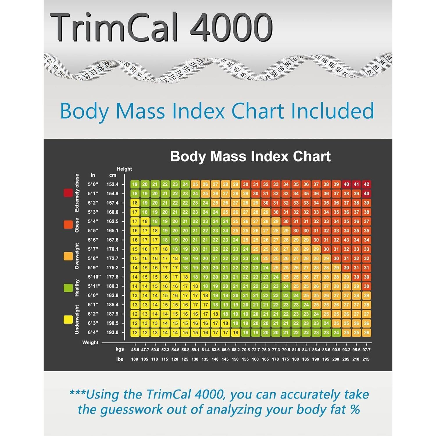Calibrador de Grasa Corporal Sequoia Trimcal 4000 Doble Cara
