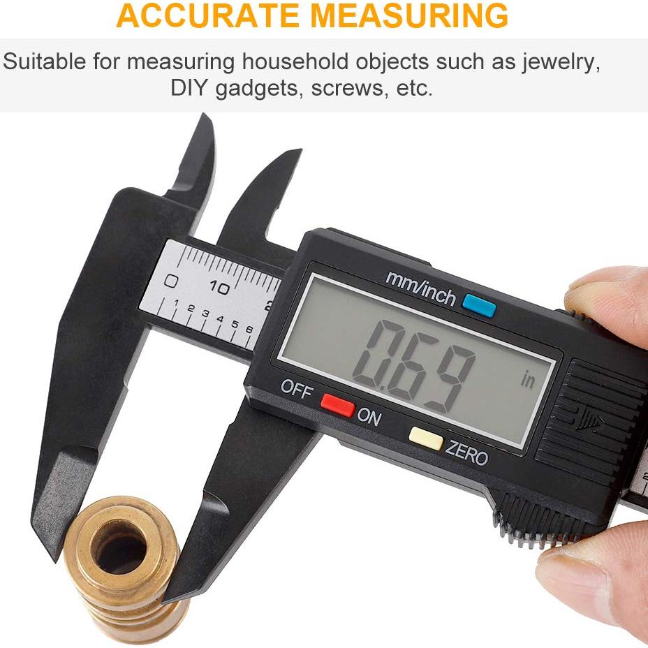 Calibrador Digital Sangabery 15.24 cm Pantalla LCD Grande