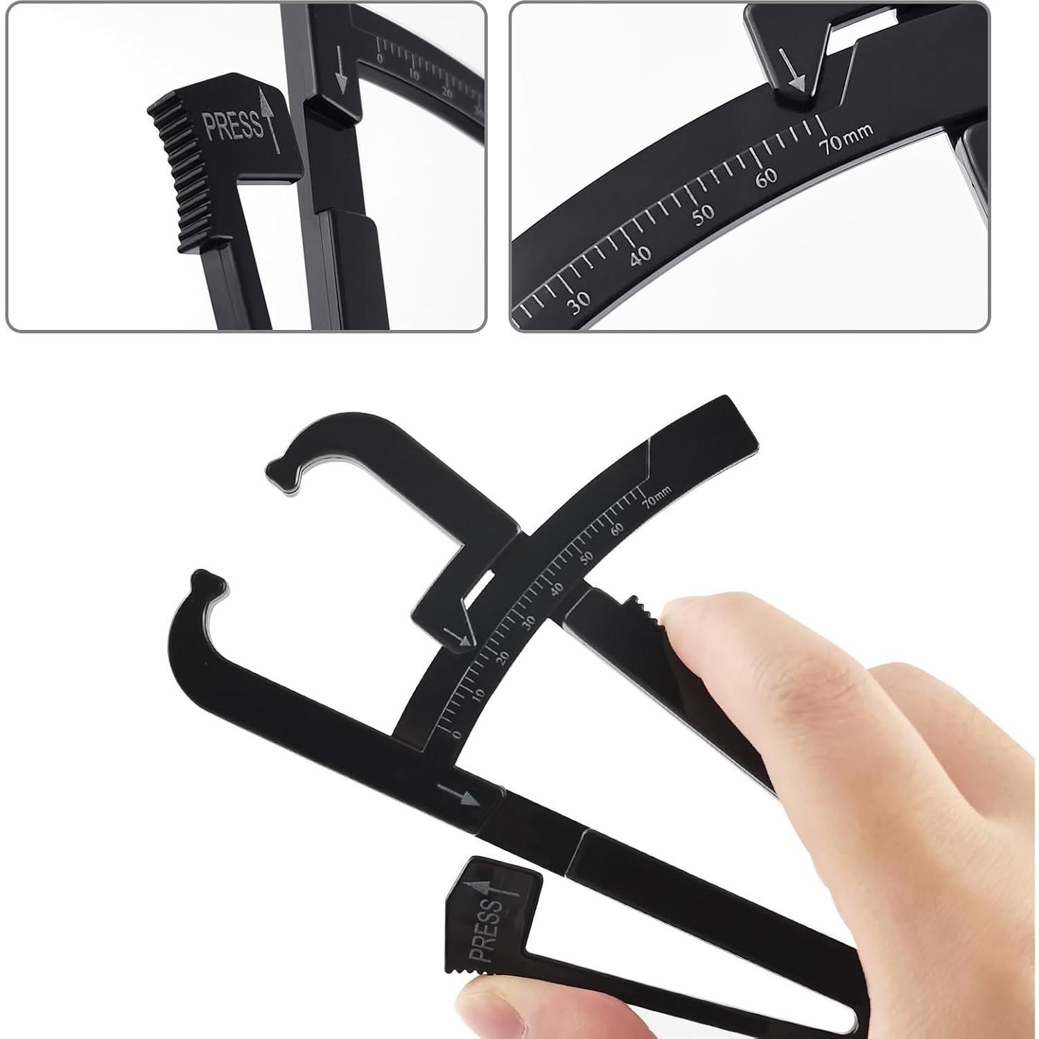 Calibrador de Grasa Corporal Quacc con Regla Deslizante