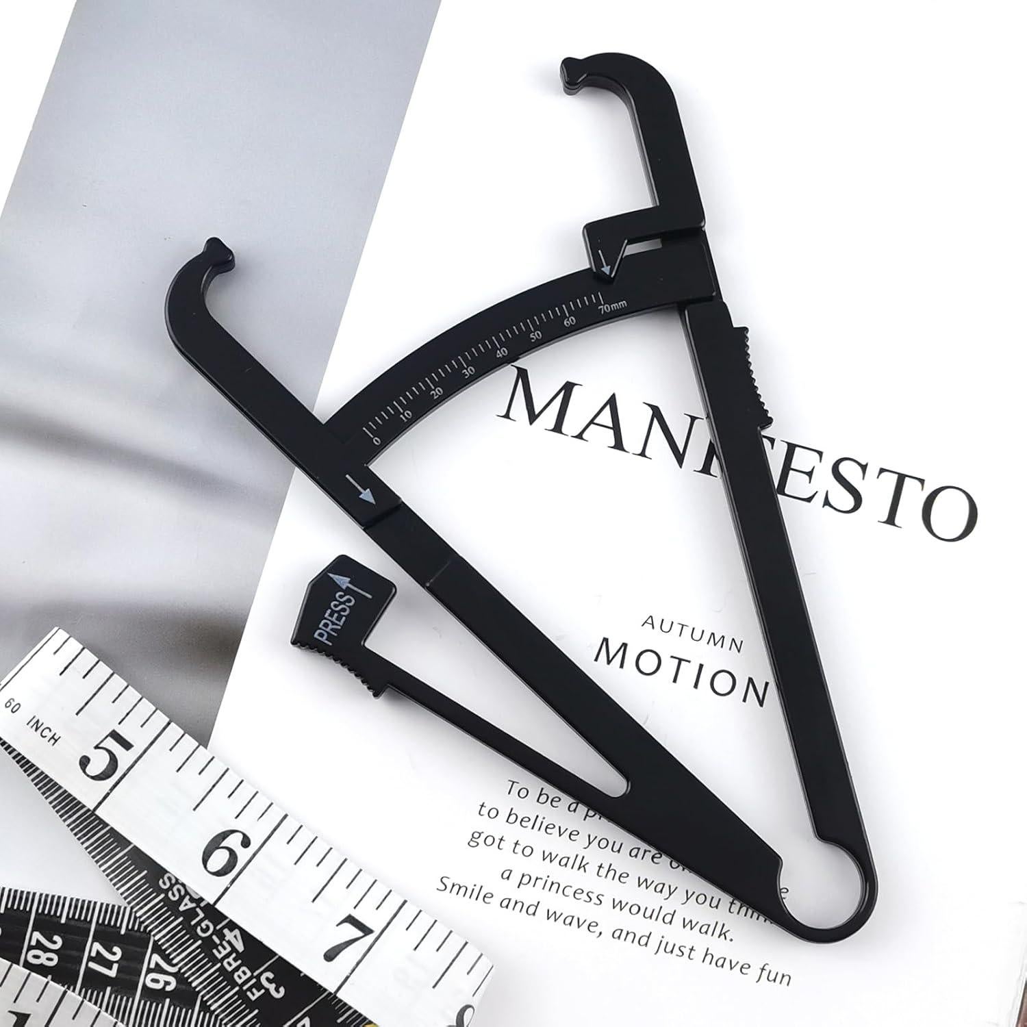 Calibrador de Grasa Corporal Quacc con Regla Deslizante