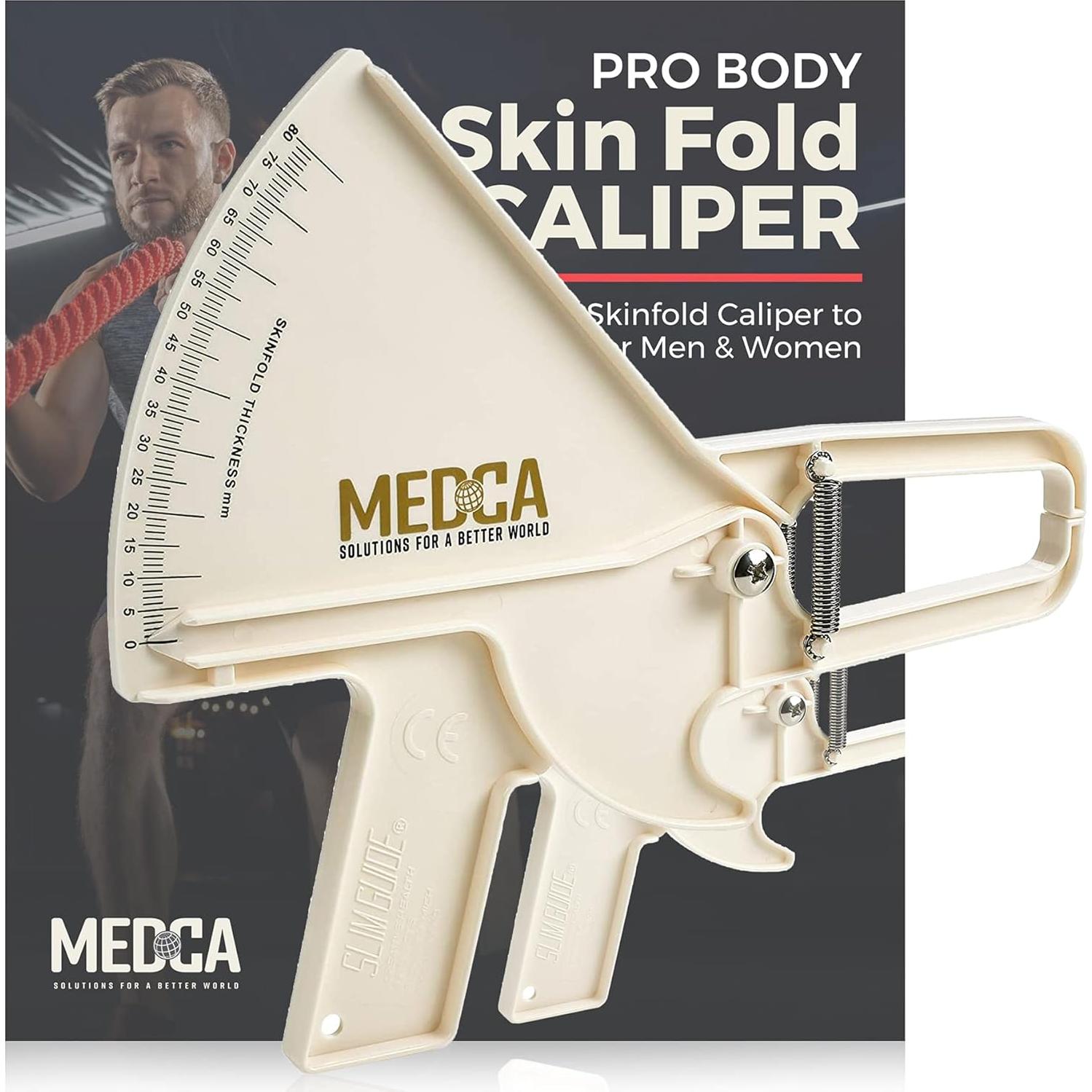Calibrador de Piel Pro Body MEDca - Medición de Grasa Corporal