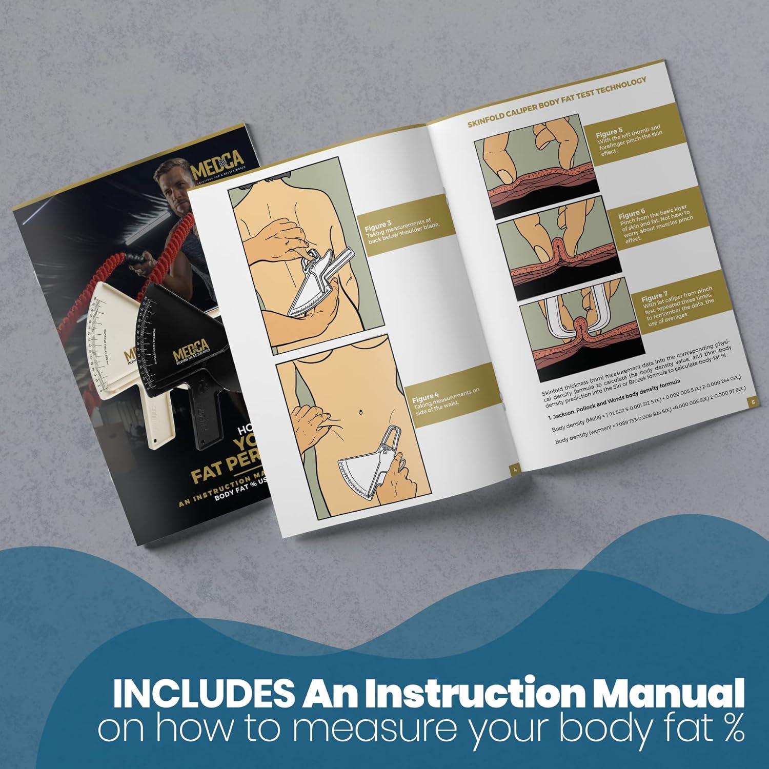 Calibrador de Piel Pro Body MEDca - Medición de Grasa Corporal