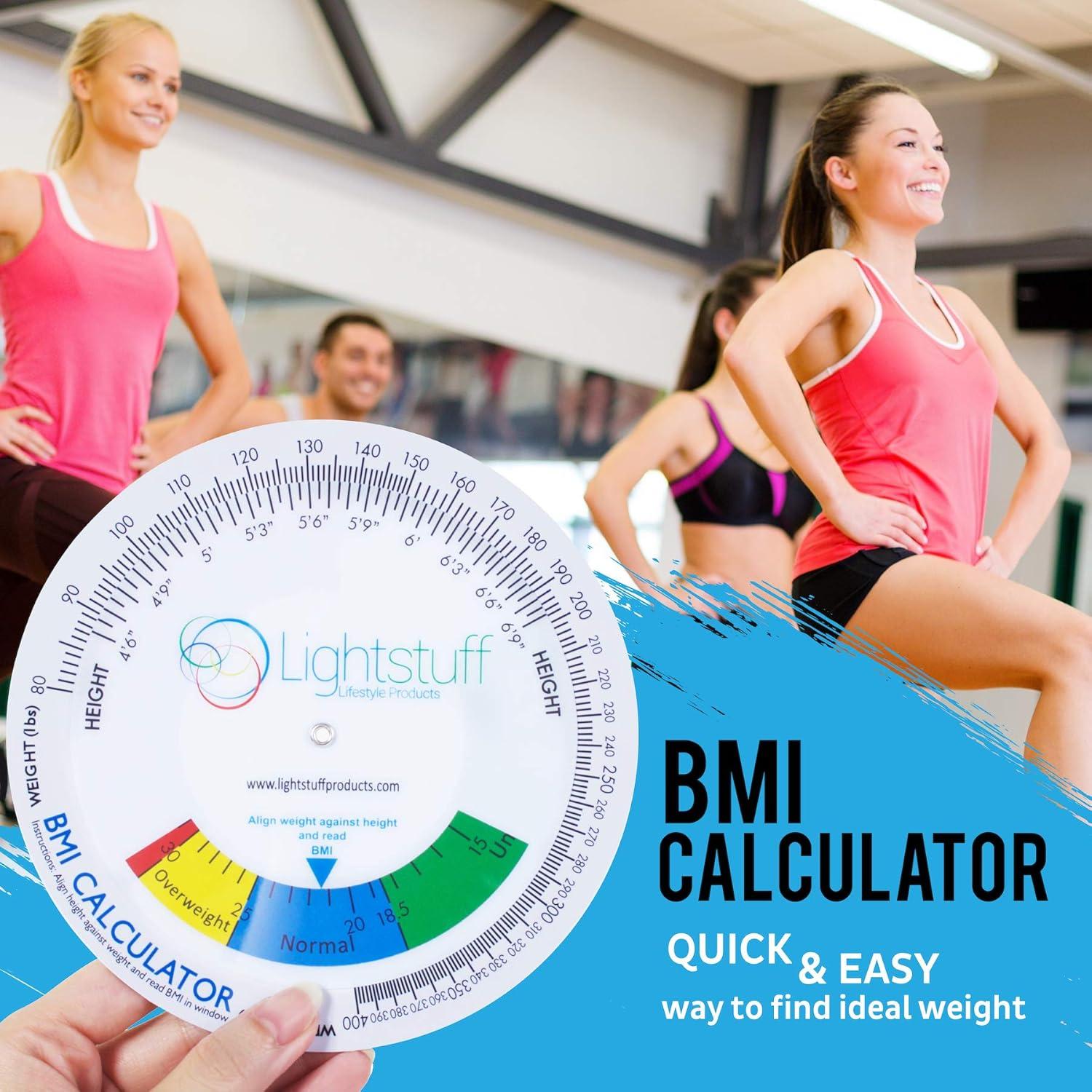 Kit de Herramientas de Salud Corporal Lightstuff - Calibrador, Cinta y IMC