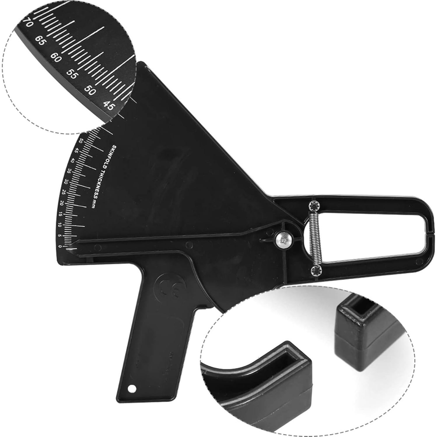 Calibrador de Grasa Corporal Yinhing 0-80mm Medidor de Pliegue