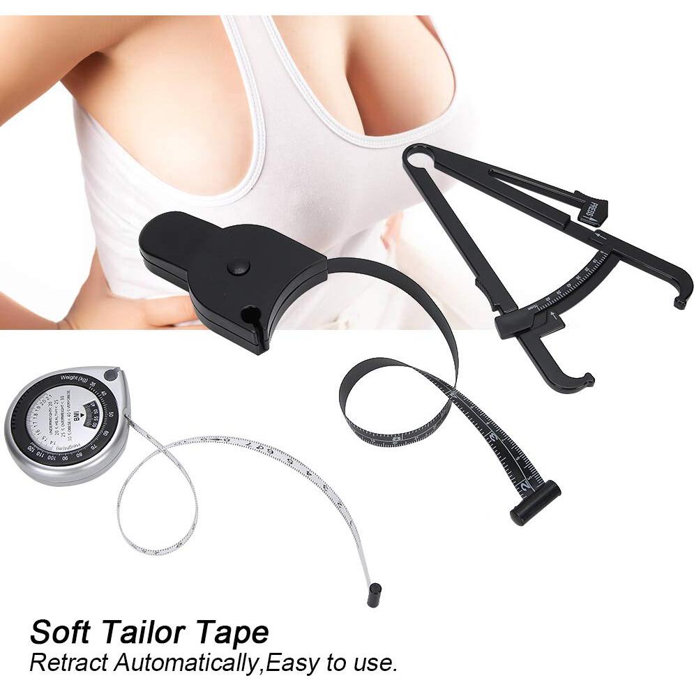 Calibrador de Grasa Corporal Pilipane + Cinta de Medir 150cm