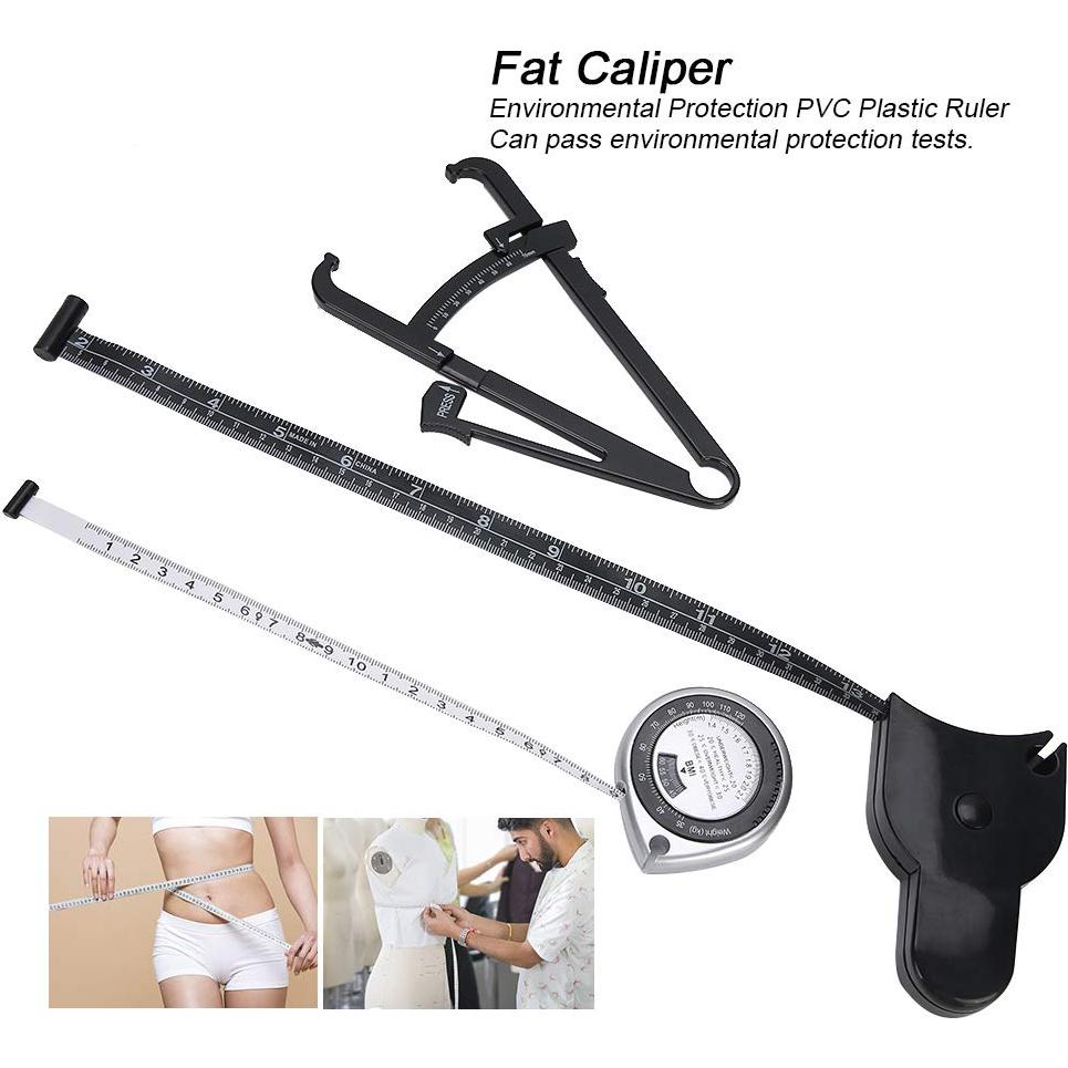 Calibrador de Grasa Corporal Pilipane + Cinta de Medir 150cm