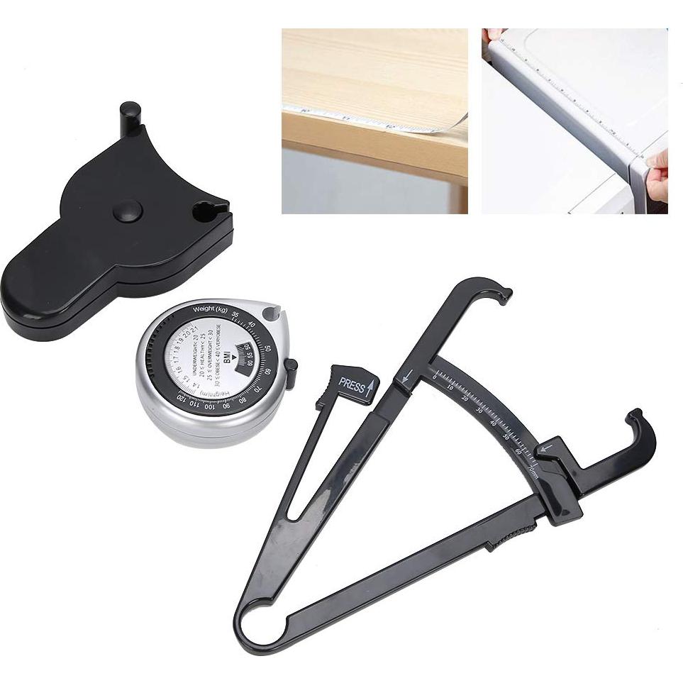 Calibrador de Grasa Corporal Pilipane + Cinta de Medir 150cm