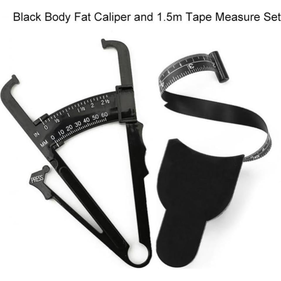 Juego de Calibrador de Grasa Corporal y Cinta Métrica 1.5m