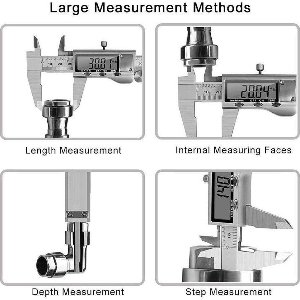 Calibrador Digital GOSCIEN 150 mm Acero Inoxidable LCD