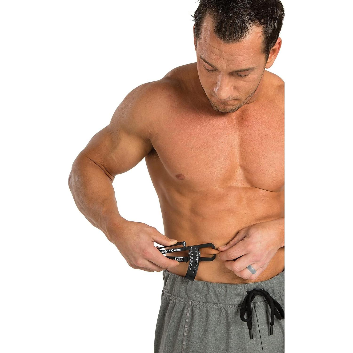 Calibrador de Grasa Corporal GoFit GF-CAL - Negro, Instrucciones Incluidas