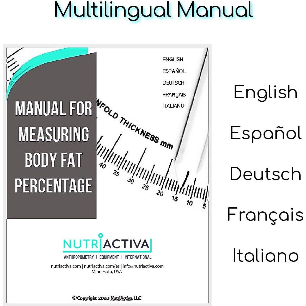 Calibrador de Pliegues Cutáneos Slim Guide AnthroFlex Rosa