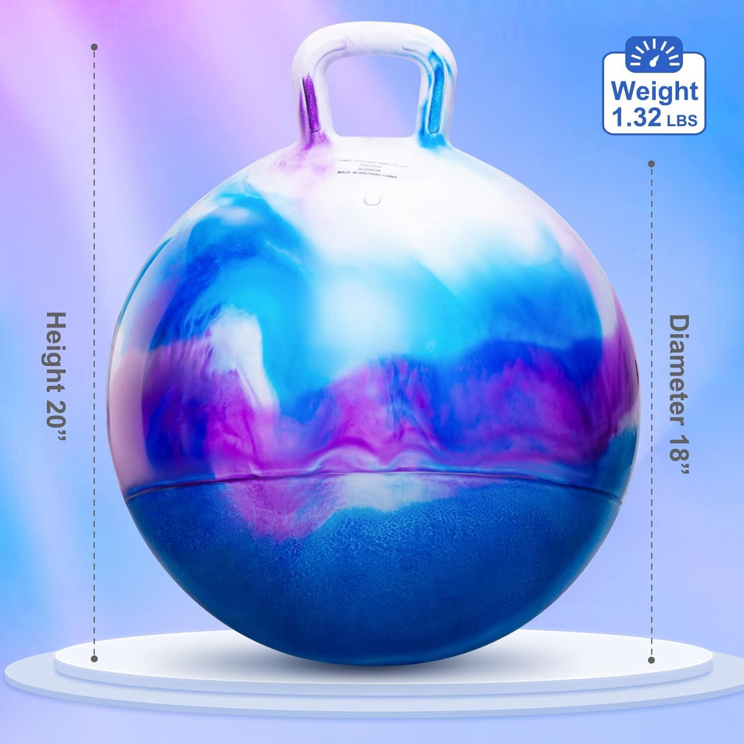 Pelota Saltarina Inflable PlayZap 45cm para Niños 3-8 Años