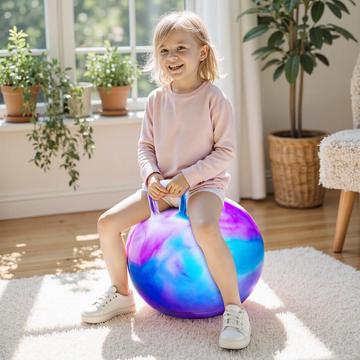 Pelota Saltarina Inflable PlayZap 45cm para Niños 3-8 Años
