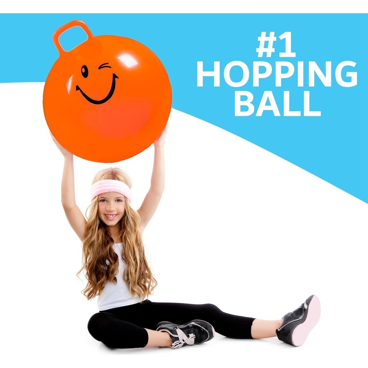 Bola Saltarina Xino Sports Naranja 56 cm para Niños y Adultos