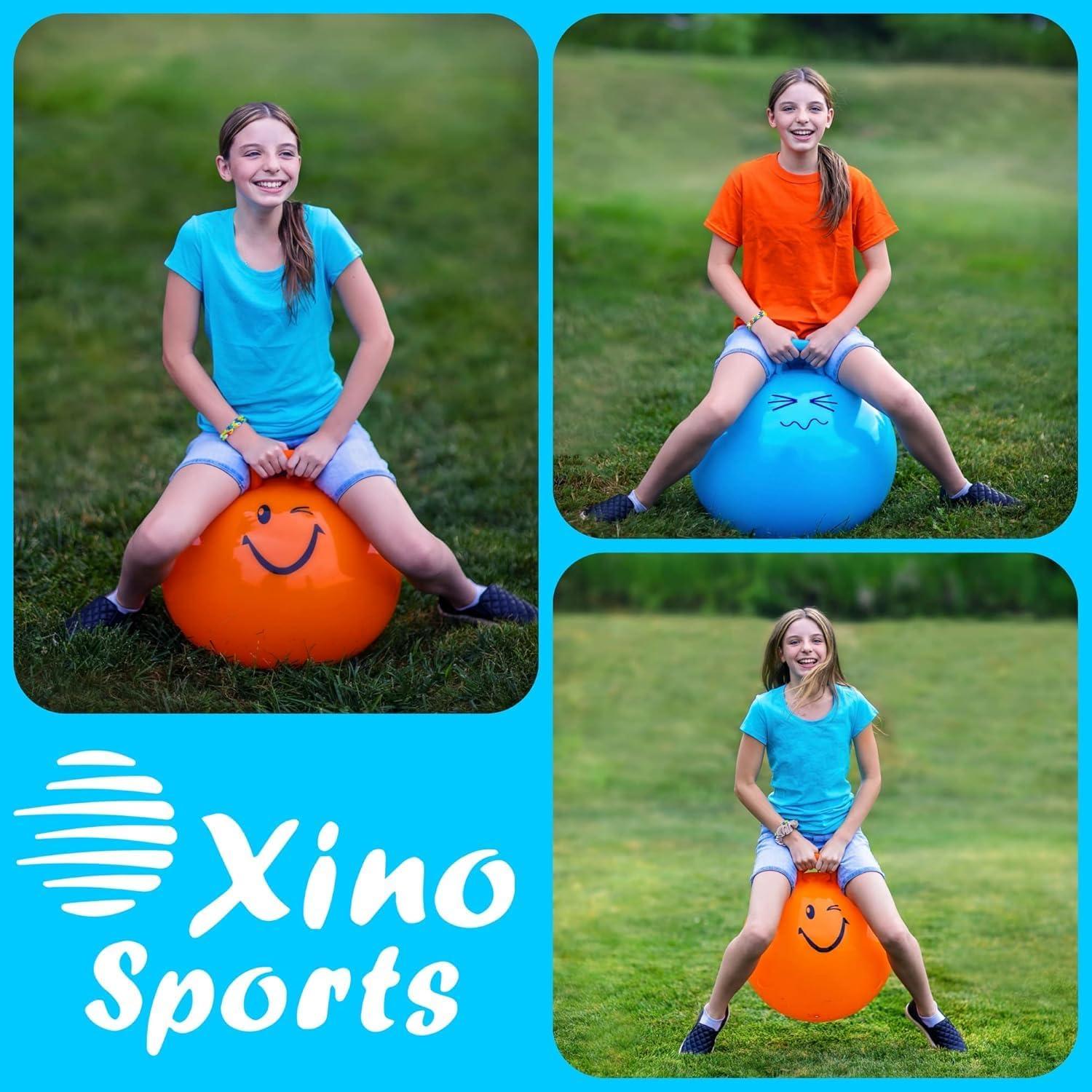 Bola Saltarina Xino Sports Naranja 56 cm para Niños y Adultos