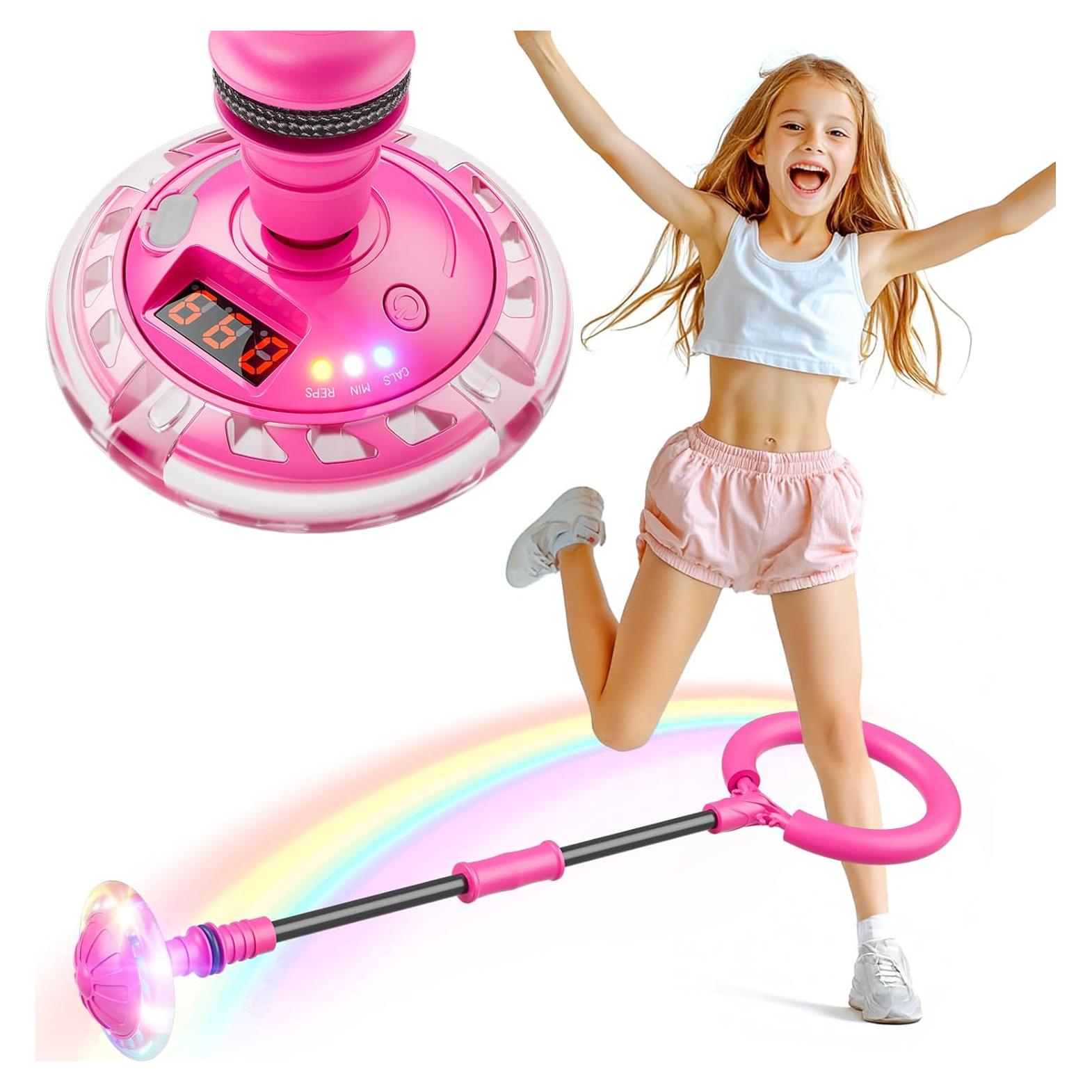 Bola de Salto Flooyes con Contador LED - Juguete para Niñas 6-12 Años