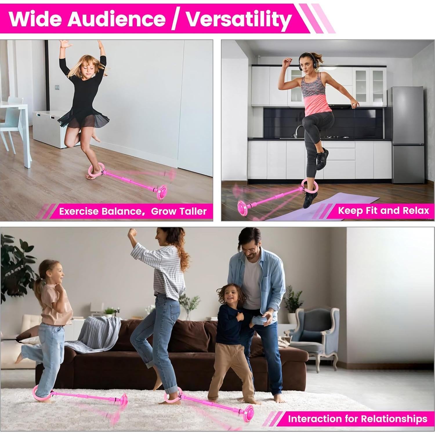 Skip Ball Plegable Colorido Astrell para Niños y Adultos