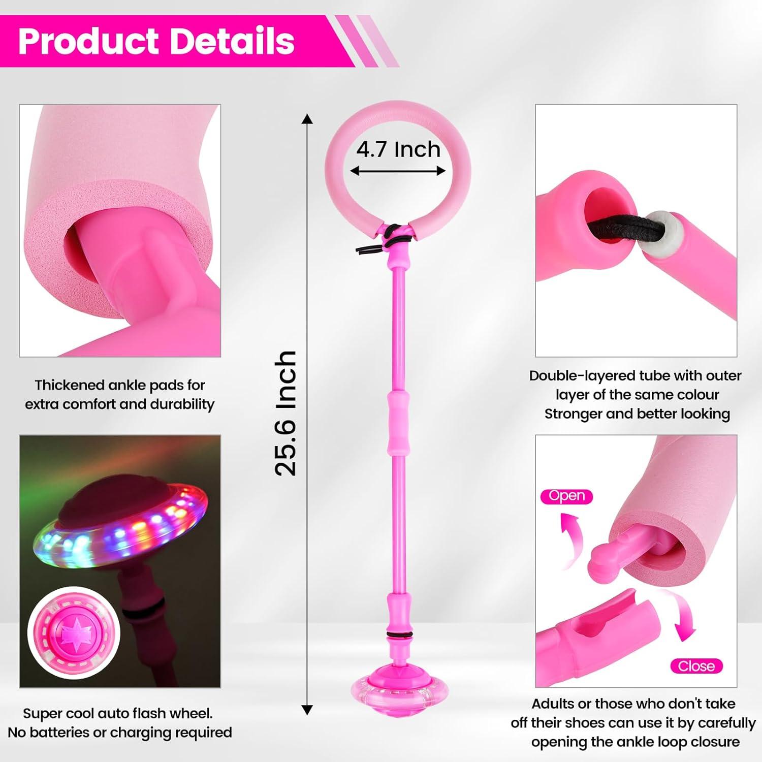 Skip Ball Plegable Colorido Astrell para Niños y Adultos