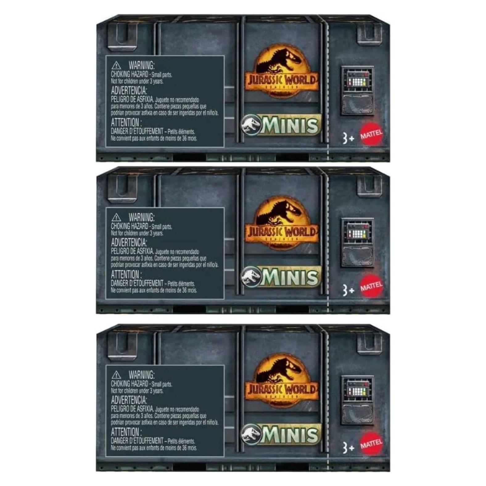 Paquete Sorpresa Minis Jurassic World Dominion - Mattel (3 Unidades)