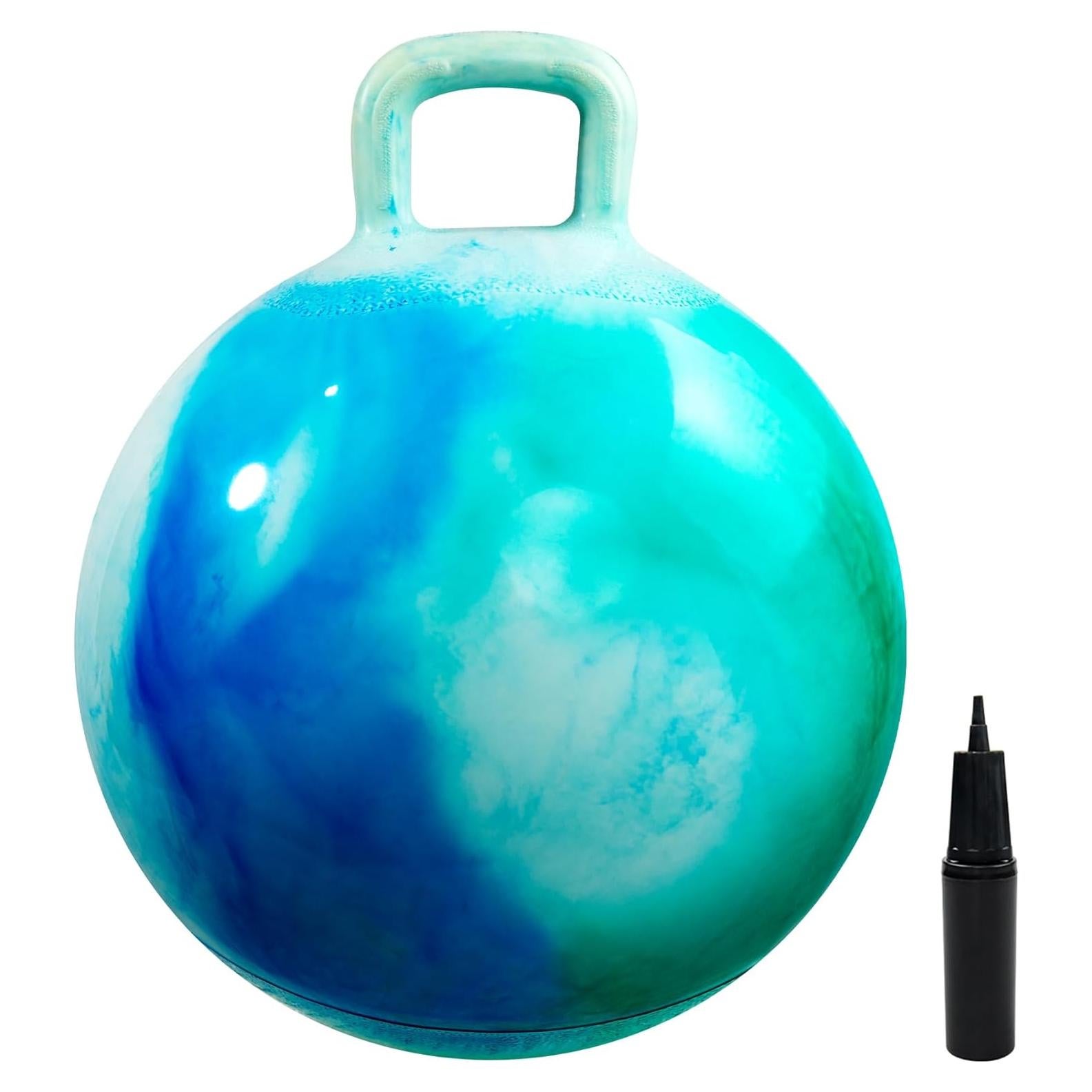 Bola Saltarina EVERICH 38 cm con Mango - Juguete Inflable para Niños