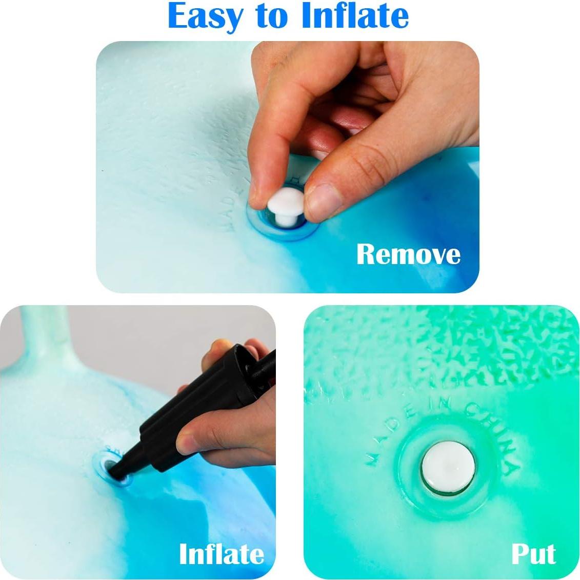 Bola Saltarina EVERICH 38 cm con Mango - Juguete Inflable para Niños