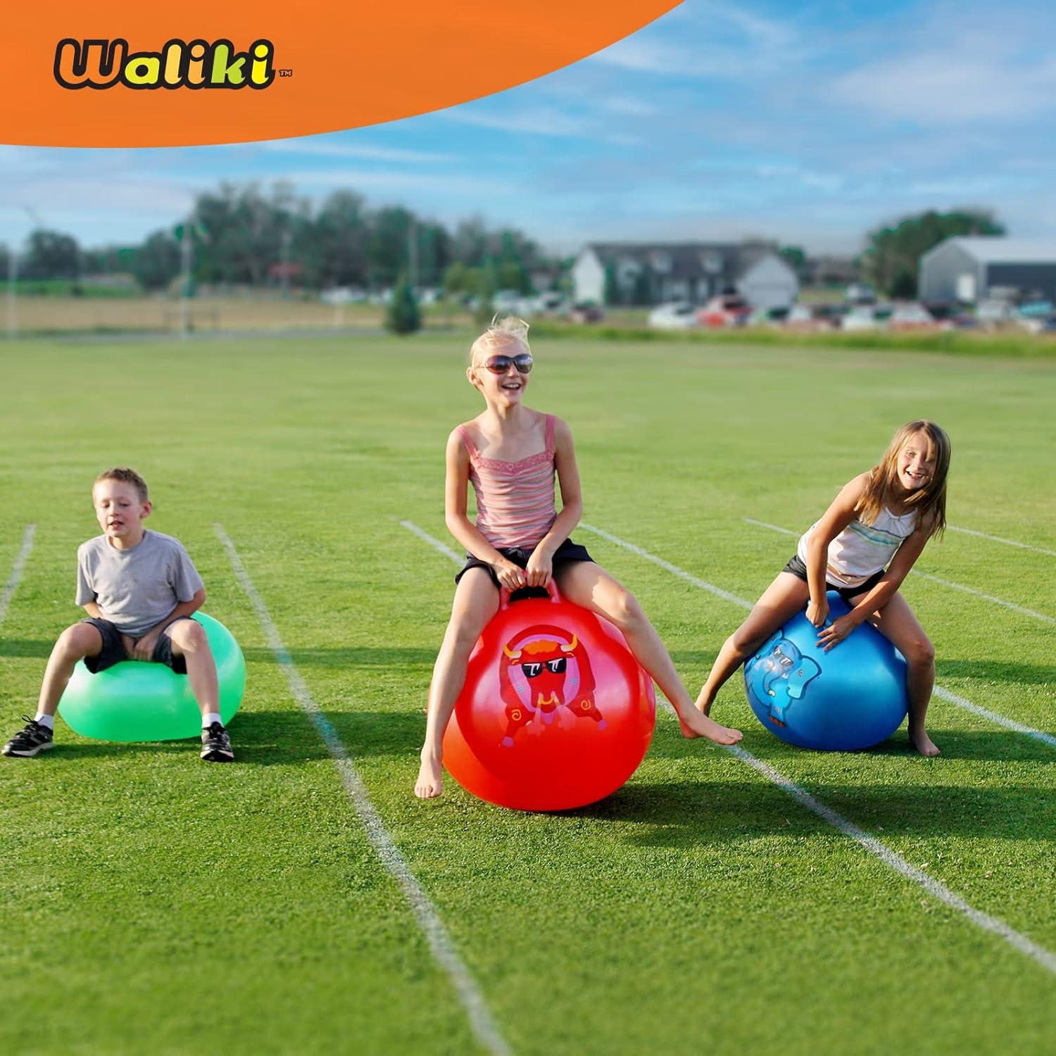 Pelota Saltarina Waliki 45 cm para Niños 3-6 Años Azul