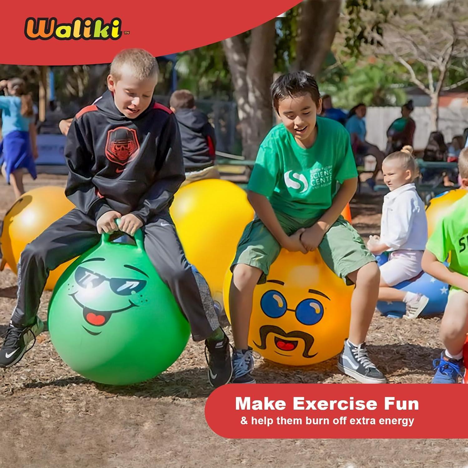 Pelota Saltarina Waliki 45CM para Niños 3-6 Años - Emoji 1