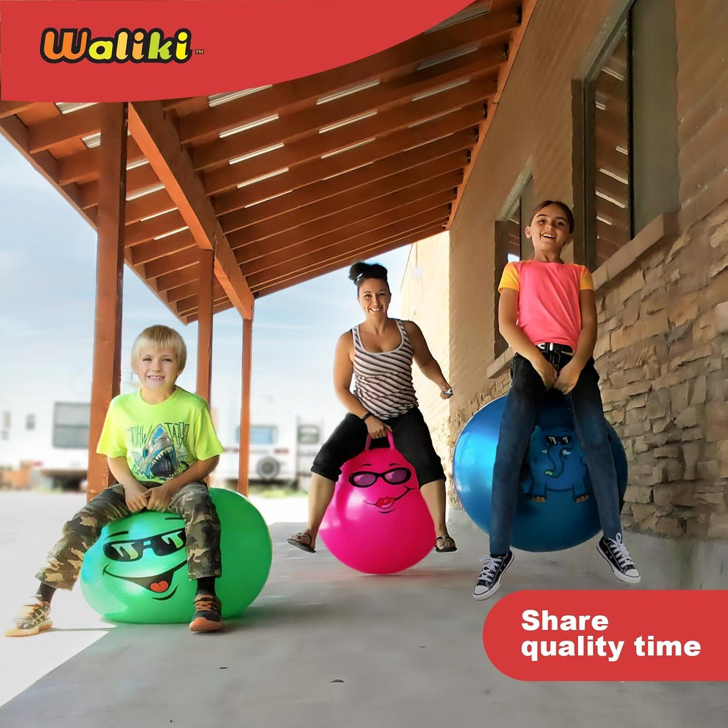 Pelota Saltarina Waliki 45CM para Niños 3-6 Años - Emoji 1