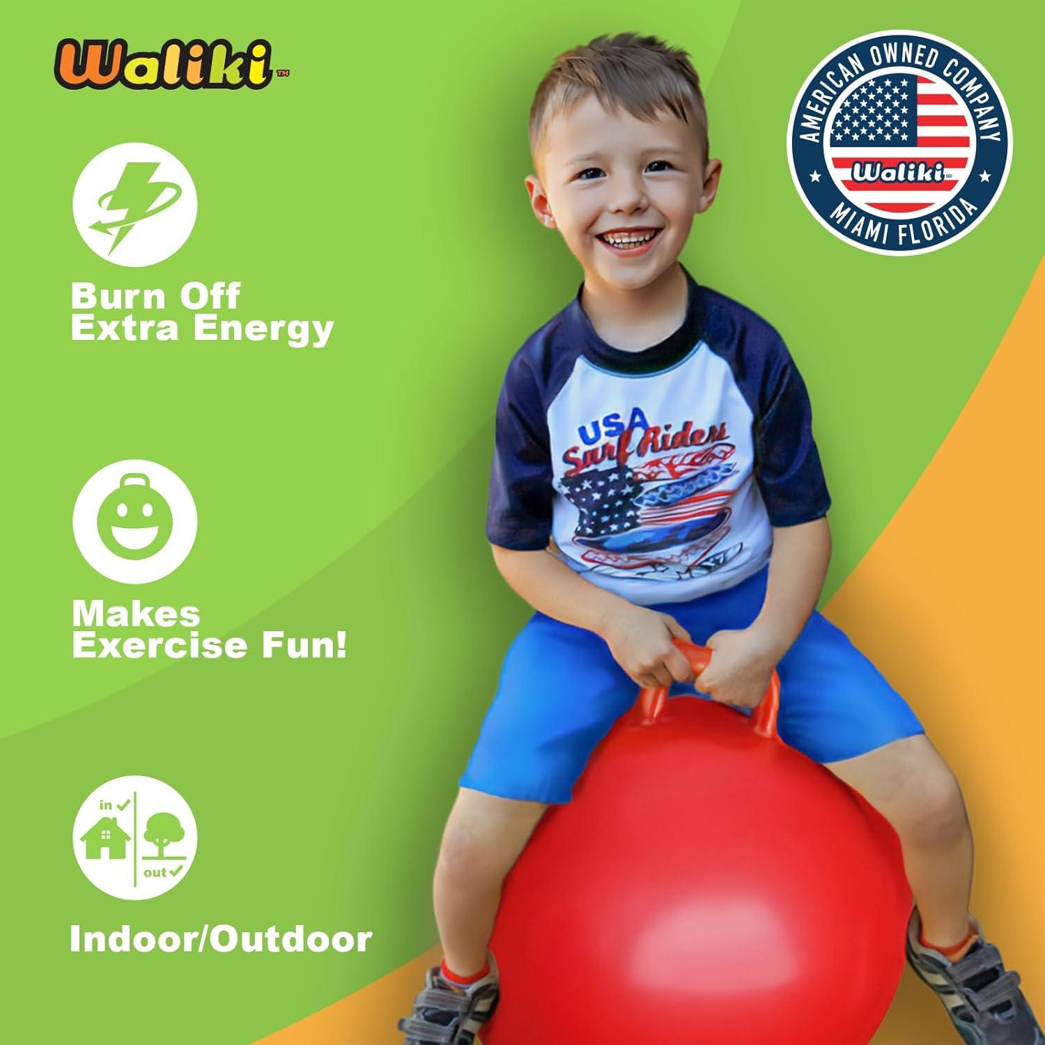 Pelota Saltarina Waliki 45 cm para Niños 3-6 Años