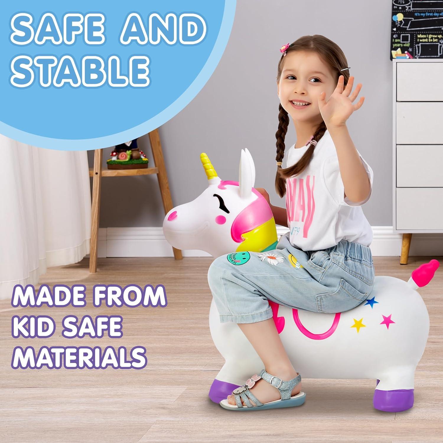 Caballo Unicornio Saltarín JOYIN Inflable 1.67 kg 61x61x51 cm