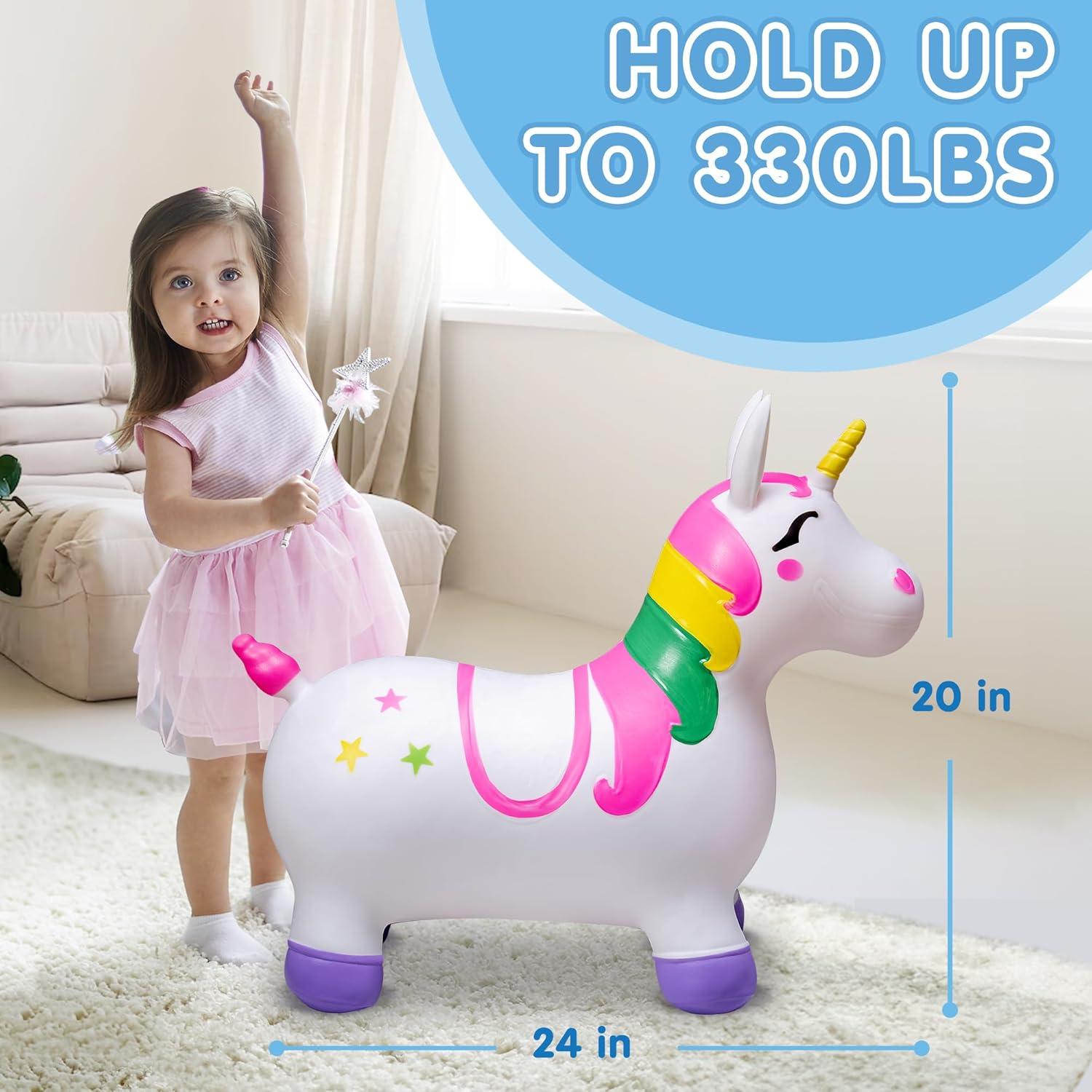 Caballo Unicornio Saltarín JOYIN Inflable 1.67 kg 61x61x51 cm