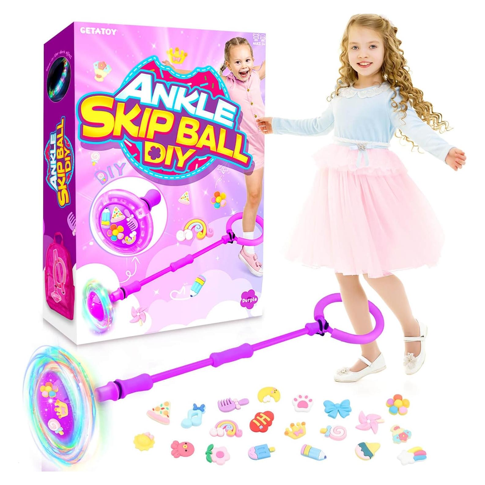 Pelota de Salto para Tobillo Getatoy 24x16 cm Púrpura