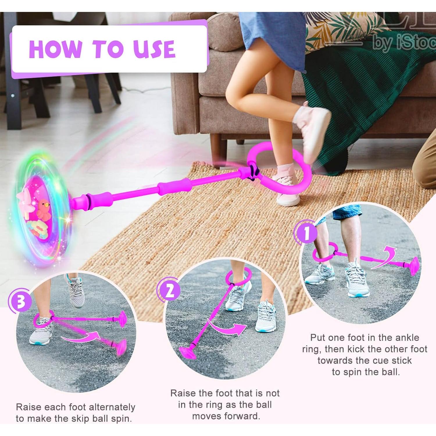 Pelota de Salto para Tobillo Getatoy 24x16 cm Púrpura