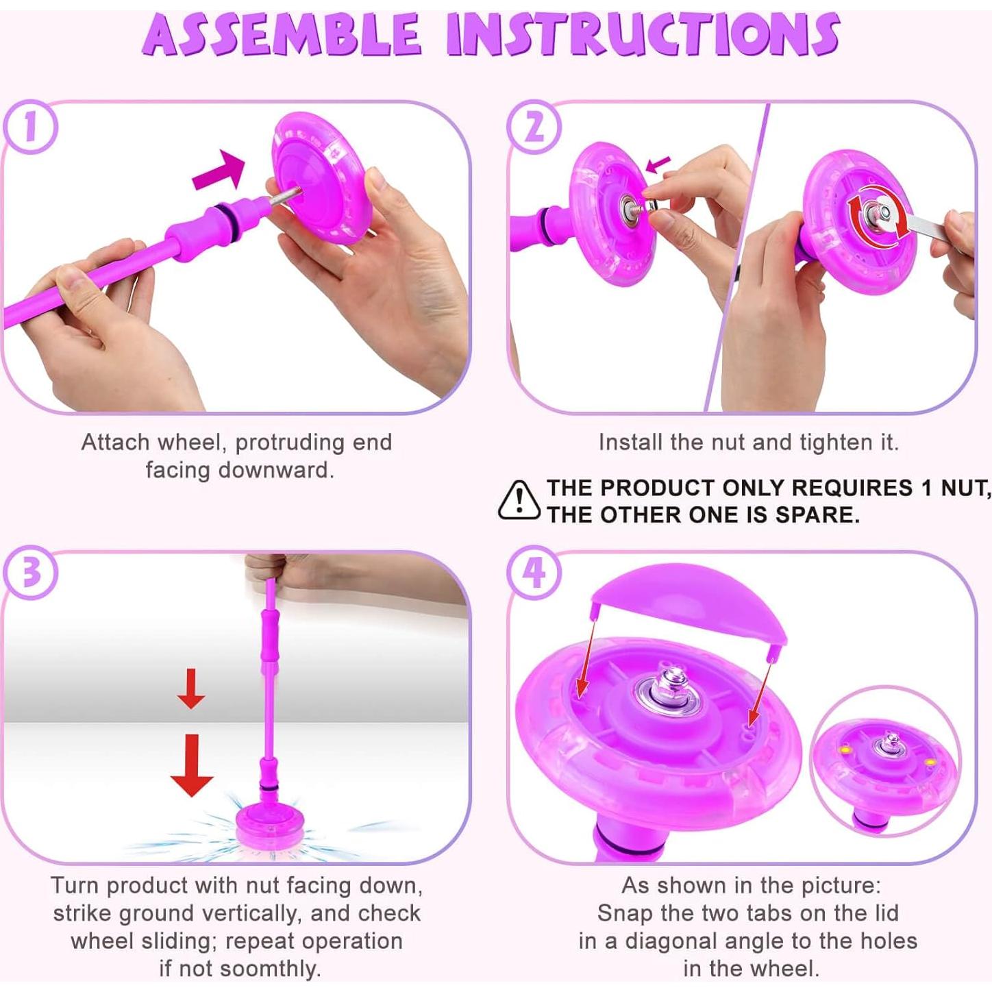 Pelota de Salto para Tobillo Getatoy 24x16 cm Púrpura