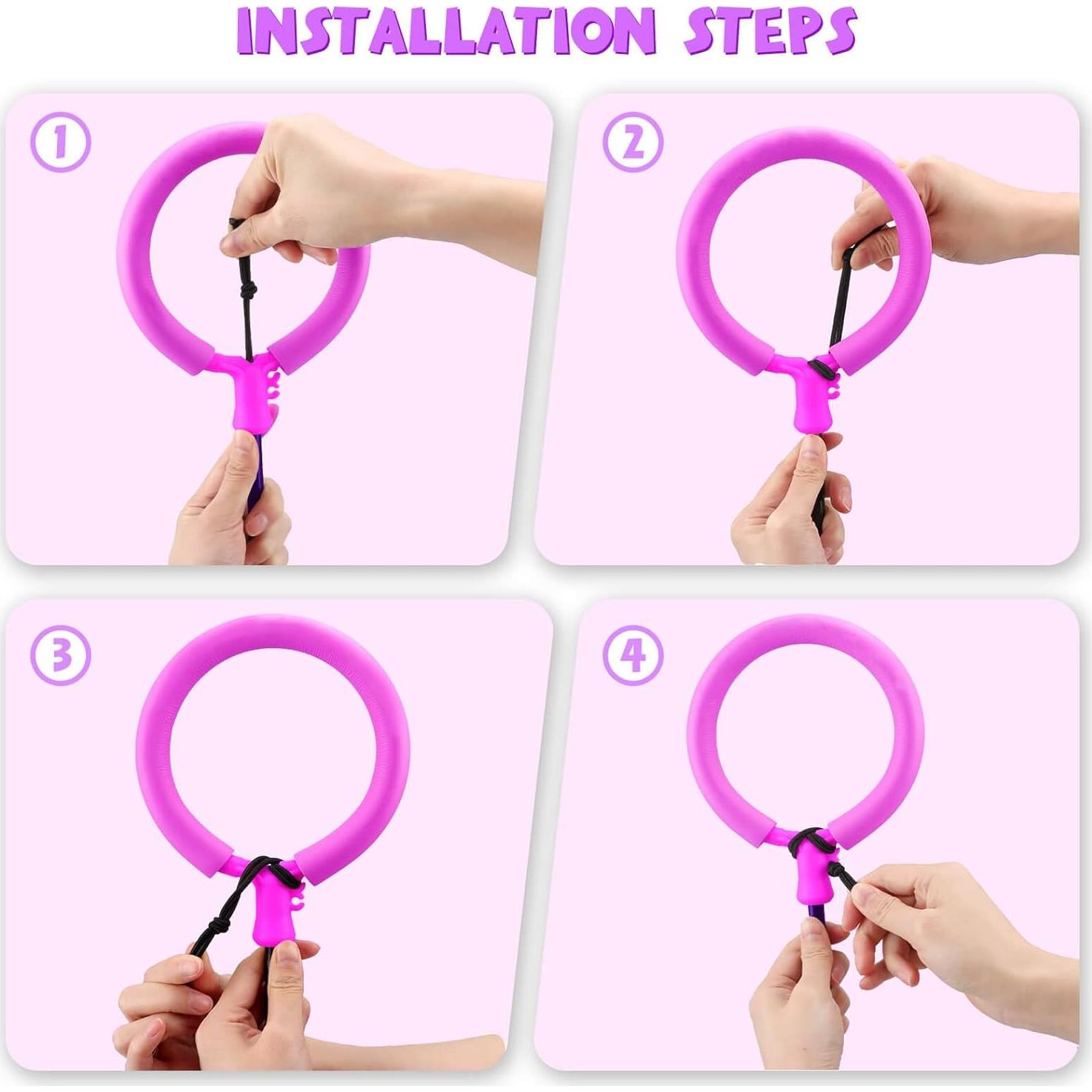 Pelota de Salto para Tobillo Getatoy 24x16 cm Púrpura