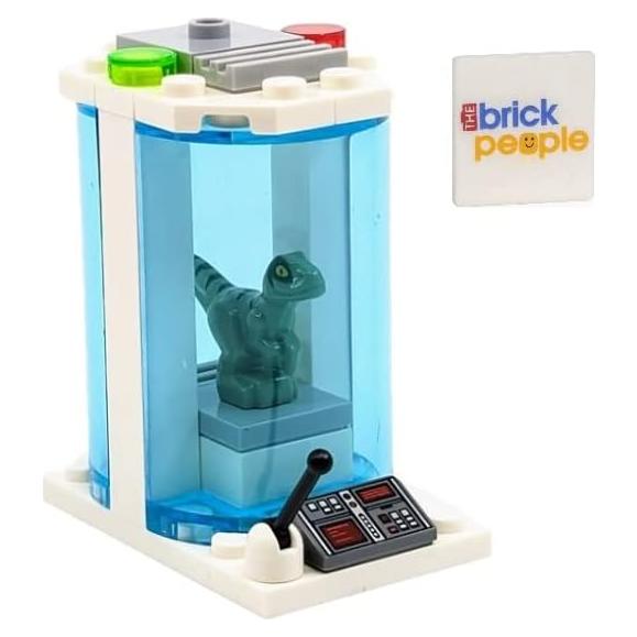 LEGO Mundo Jurásico Raptor Bebé con Laboratorio Incubación