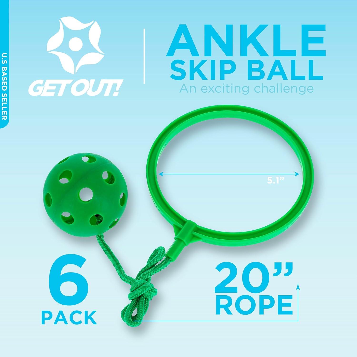 Juego de Pelota Saltarina ¡Sal de Ahí! 6 Colores para Niños y Adultos