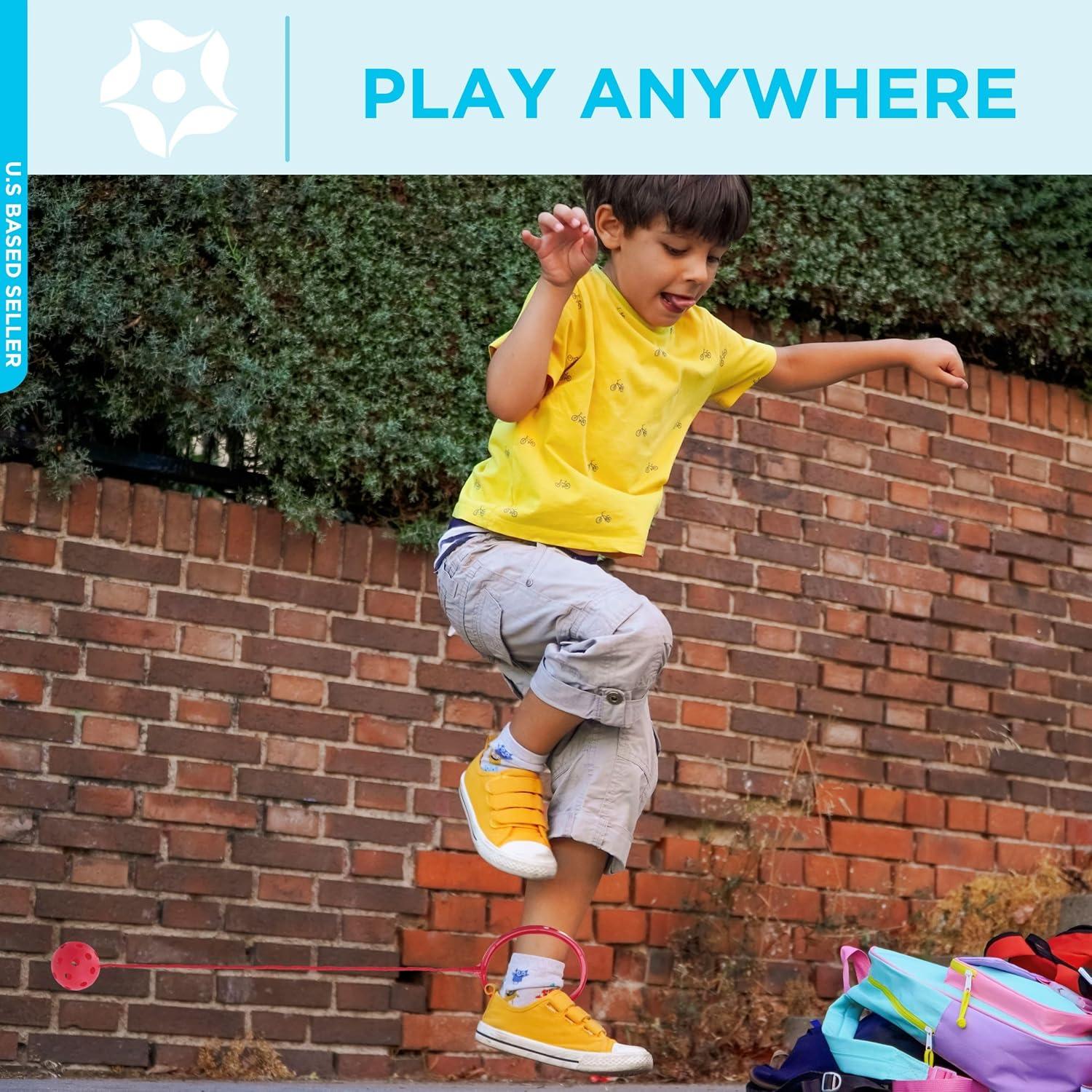 Juego de Pelota Saltarina ¡Sal de Ahí! 6 Colores para Niños y Adultos