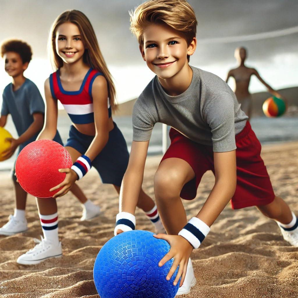 Pelota de Patio AppleRound 21.6 cm + Bomba de Aire - Resistente