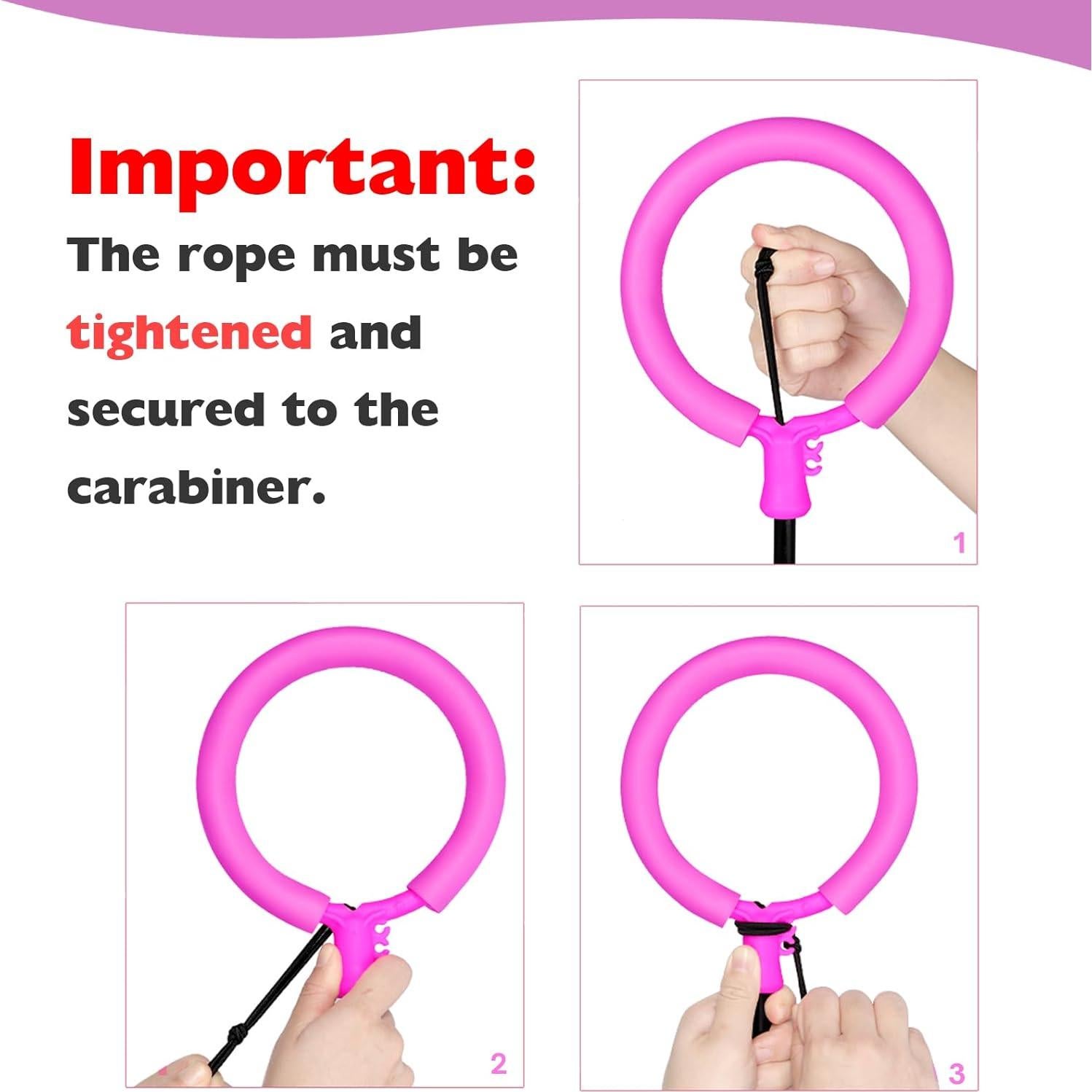 Amble Juguete de Salto para Niños - Tobillo Rosa - 360g