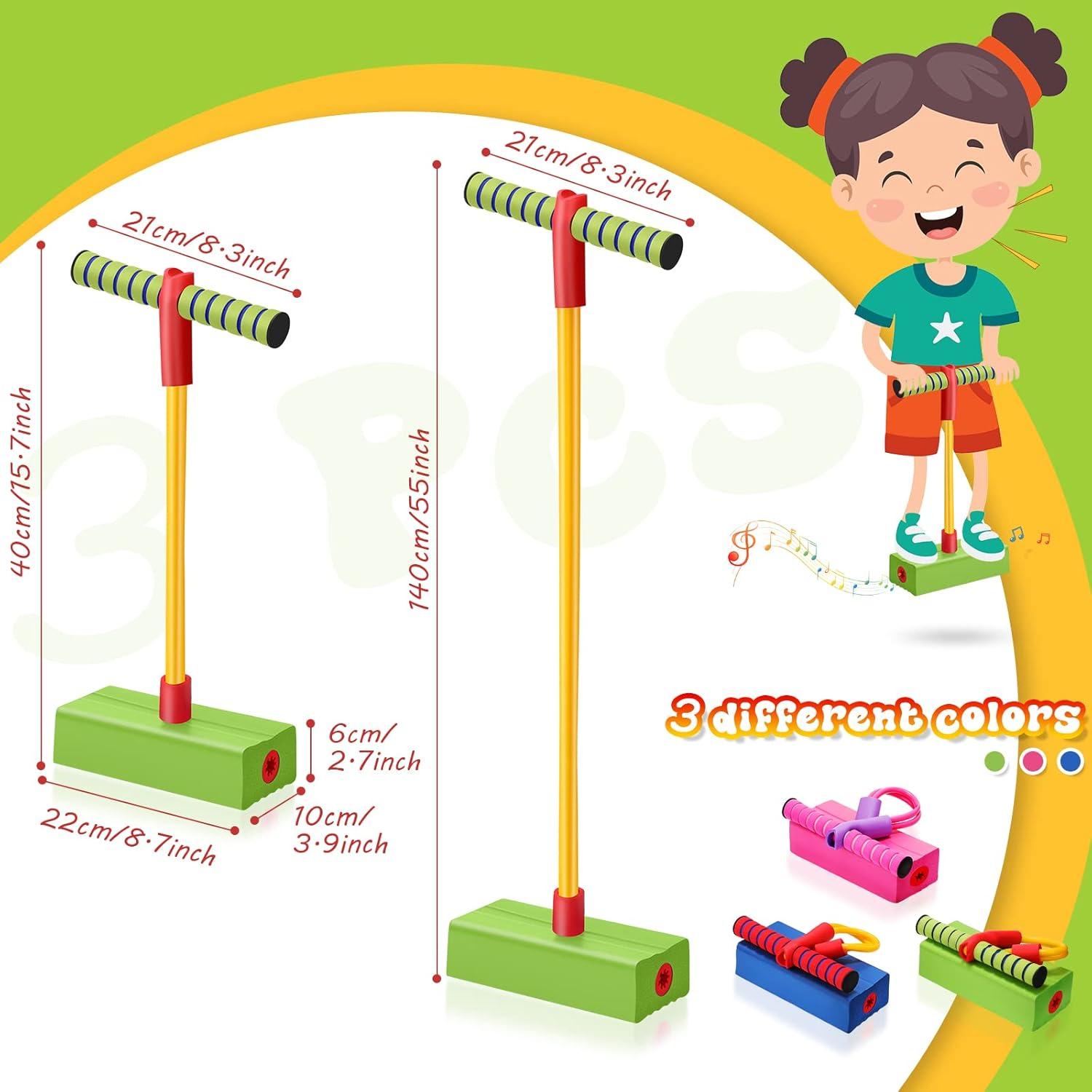 Juguete Pogo Stick de Espuma Jerify - 3 Piezas para Niños