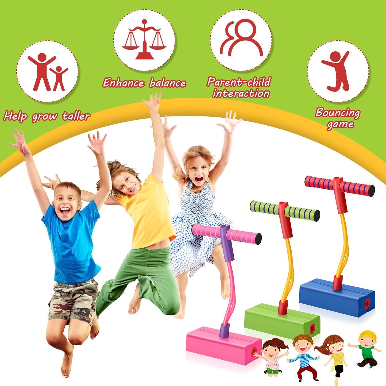 Juguete Pogo Stick de Espuma Jerify - 3 Piezas para Niños