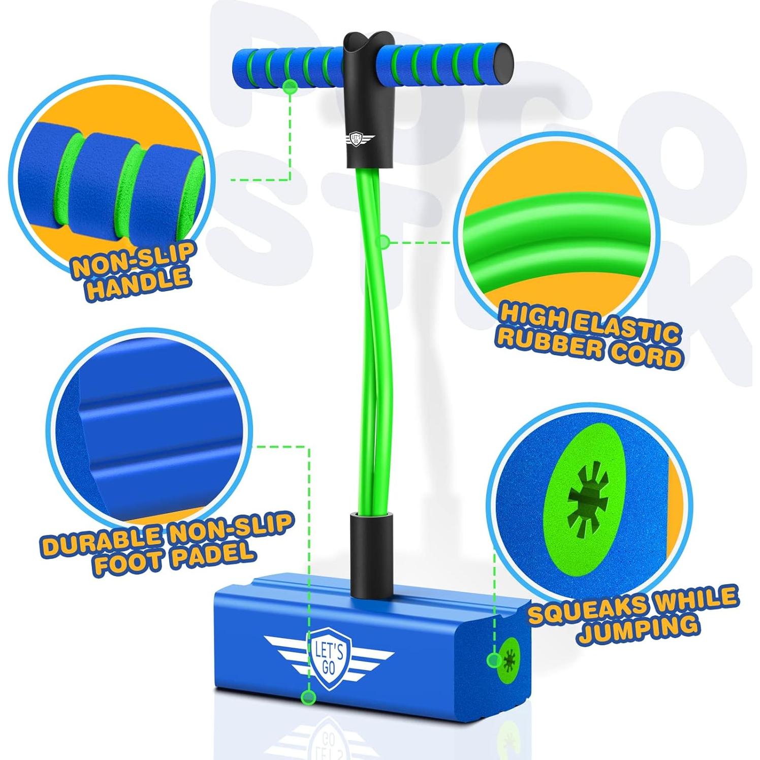 Pogo Stick de Espuma CUUGO VAMOS! CG para Niños 3-12 Años
