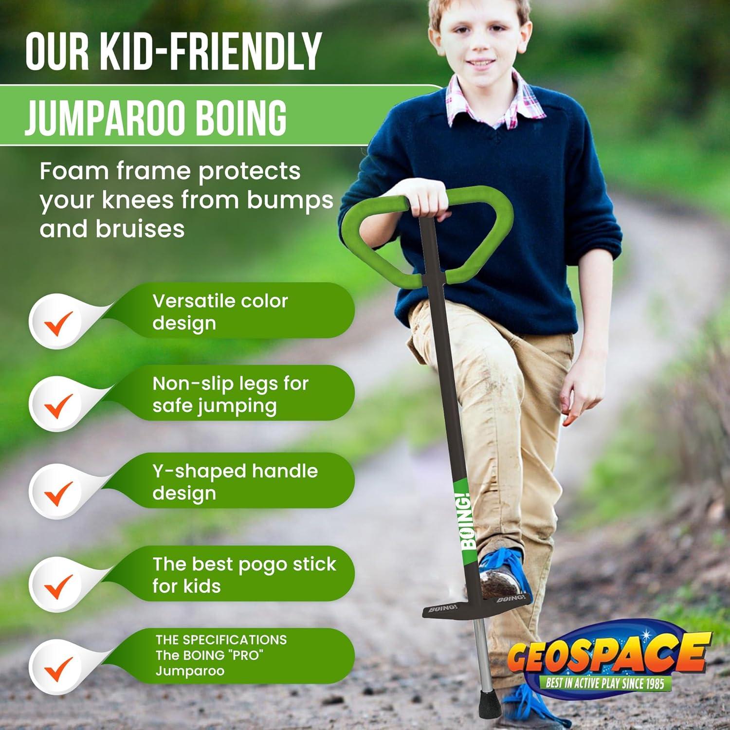 Pogo Stick Geospace Jumparoo 'PRO' Mediano 27-45 kg