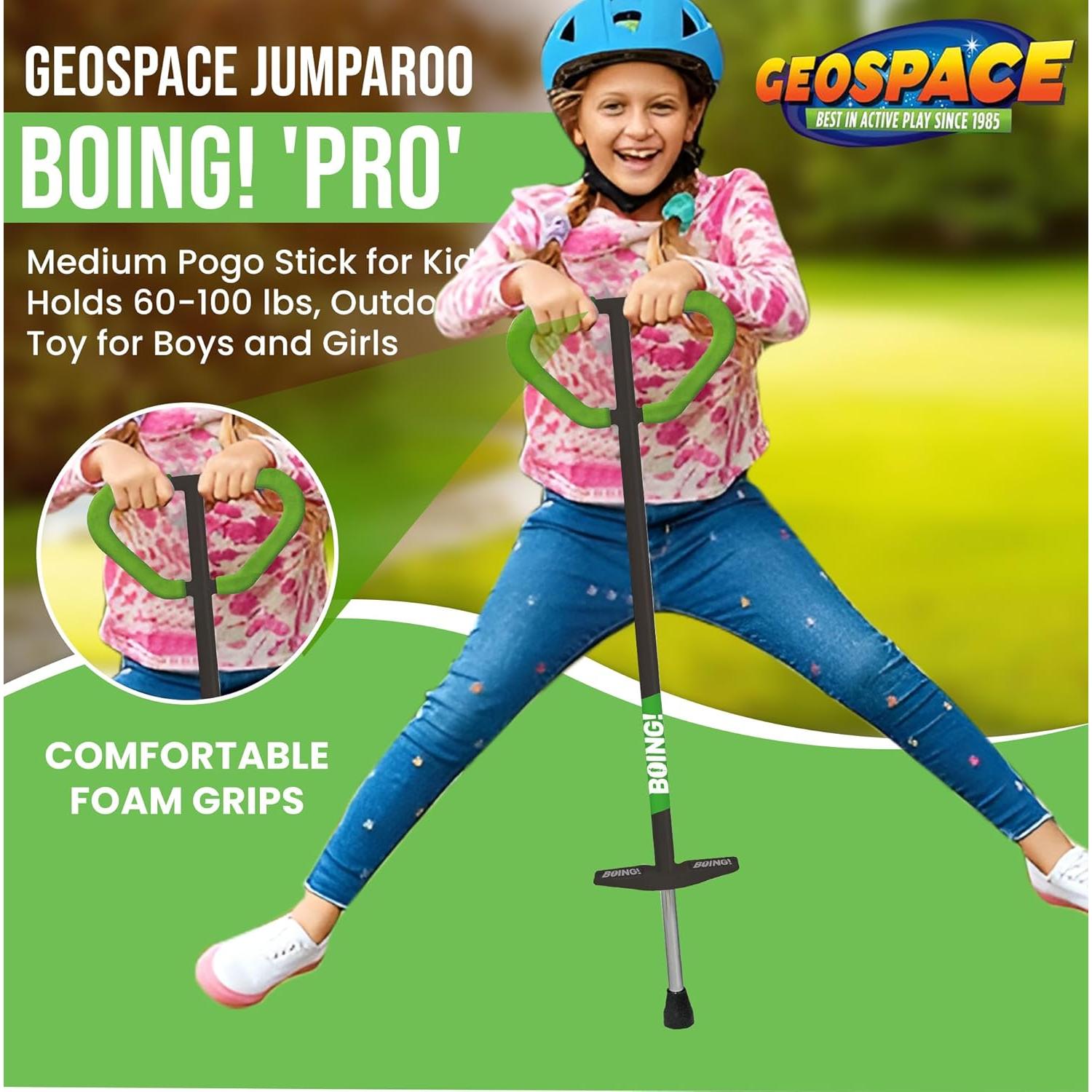 Pogo Stick Geospace Jumparoo 'PRO' Mediano 27-45 kg