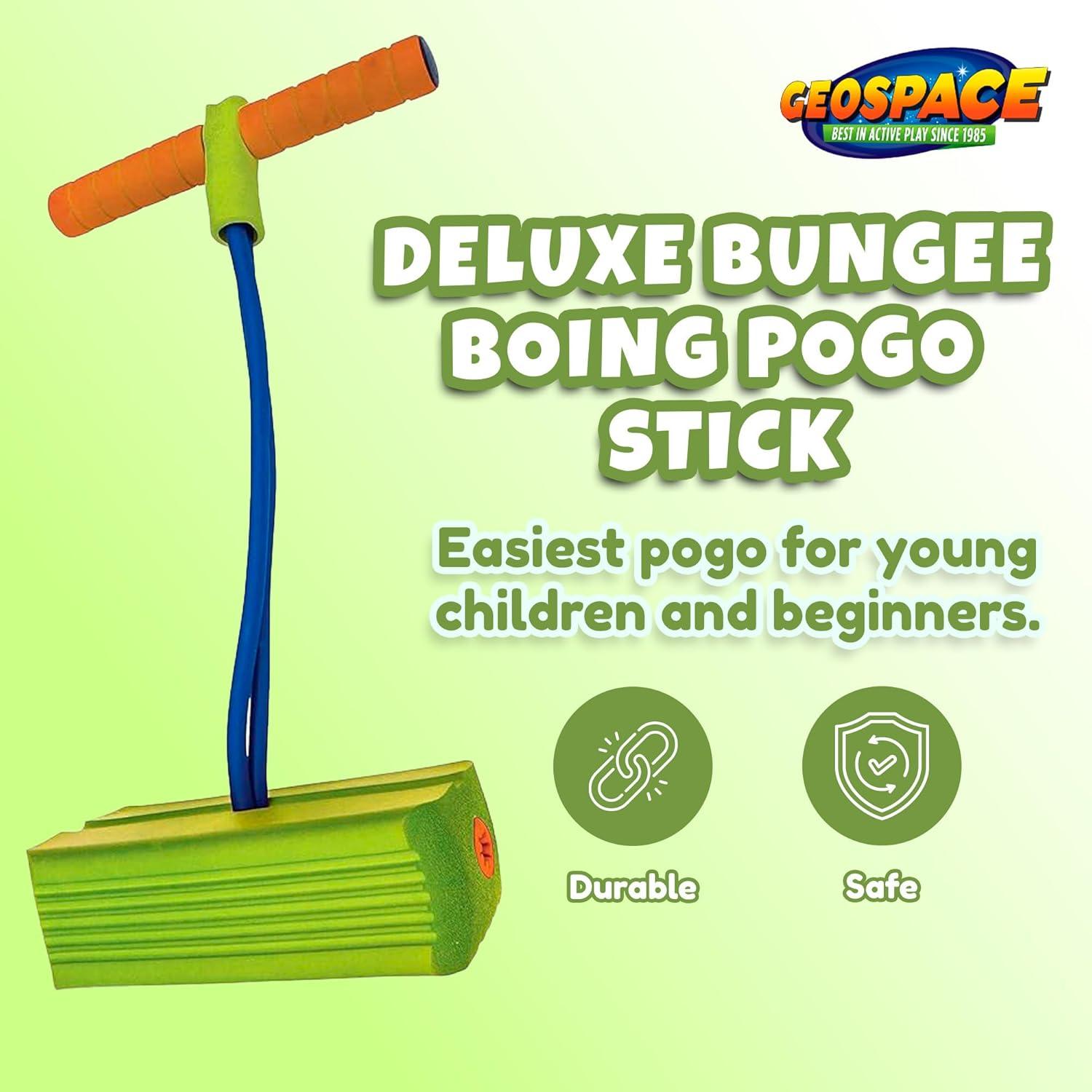 Pogo Stick Geospace Bungee Boing Deluxe para Niños 3+
