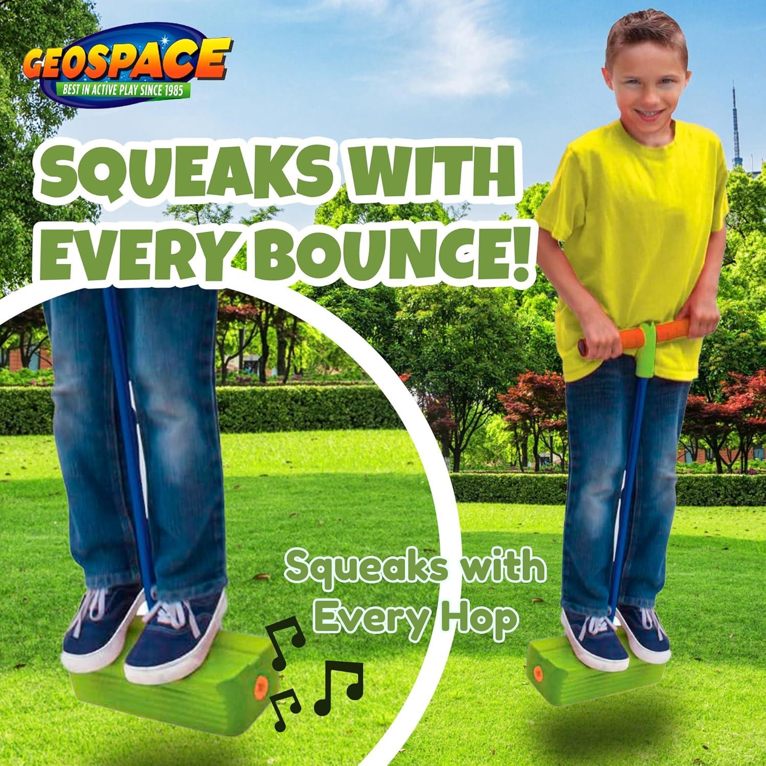 Pogo Stick Geospace Bungee Boing Deluxe para Niños 3+