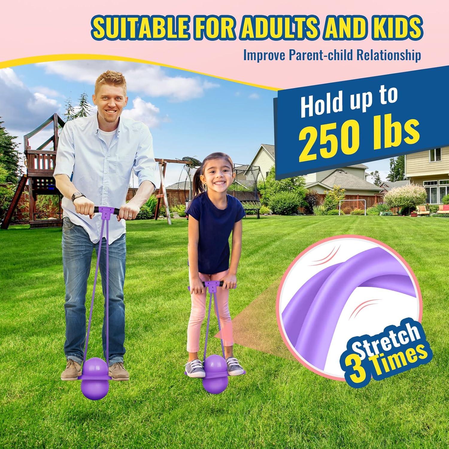 Pelota Pogo FAHKNS para Niños 5+ - Juguete Saltarín Resistente