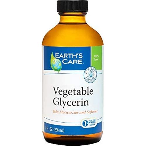 Glicerina Vegetal 100% Pura Earth's Care 236.6 ML Hidratante