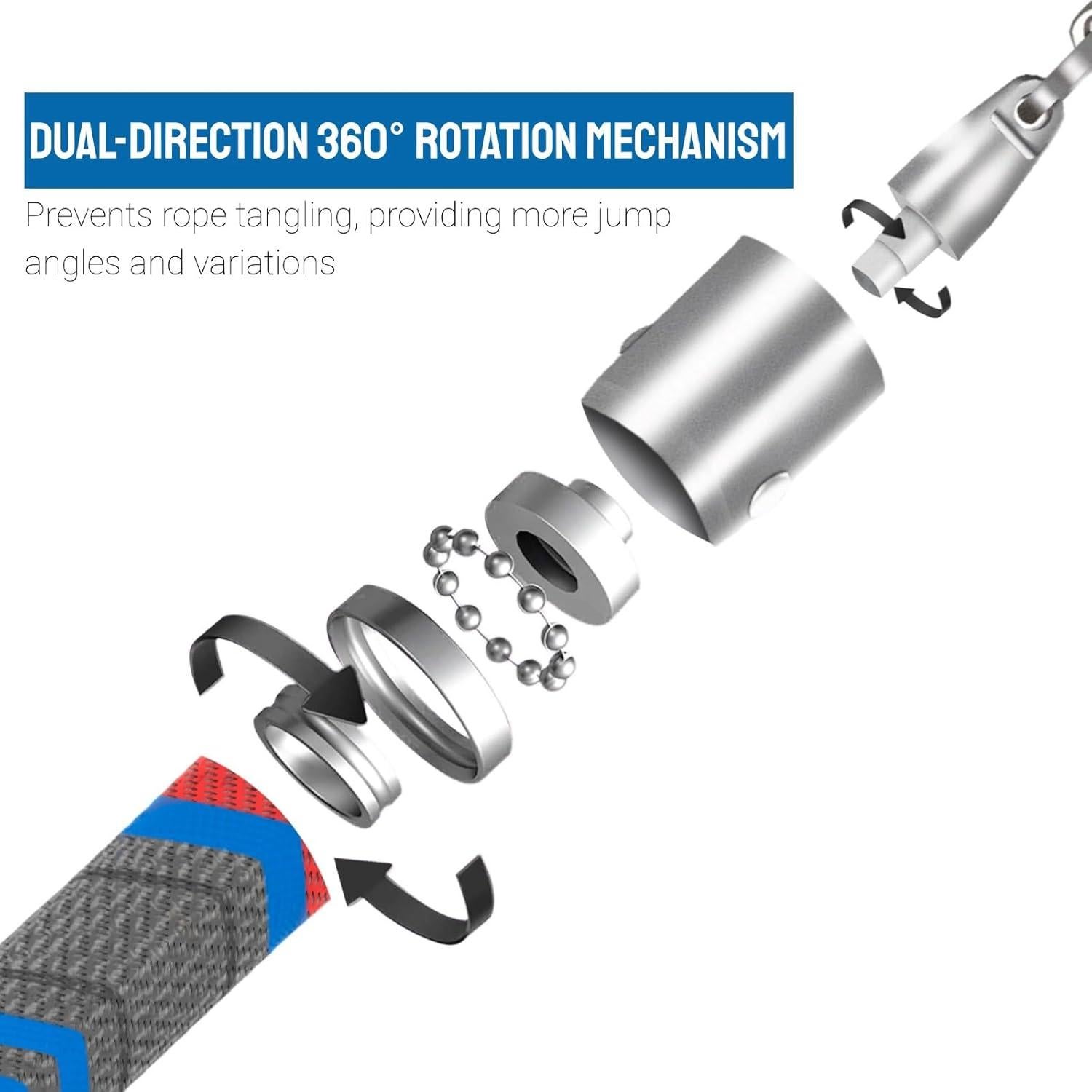 Cuerda de Salto con Peso Tofeer 279.4 cm para Fitness